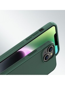 Nillkin Super Frosted Shield Pro fodral iPhone 14 / iPhone 13 bakskal grön