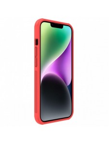 Nillkin Super Frosted Shield Pro fodral iPhone 14 / iPhone 13 bakskal röd