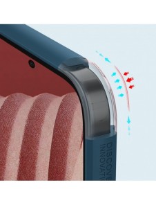 Nillkin Super Frosted Shield Pro hållbart skal till Samsung Galaxy A73 blå