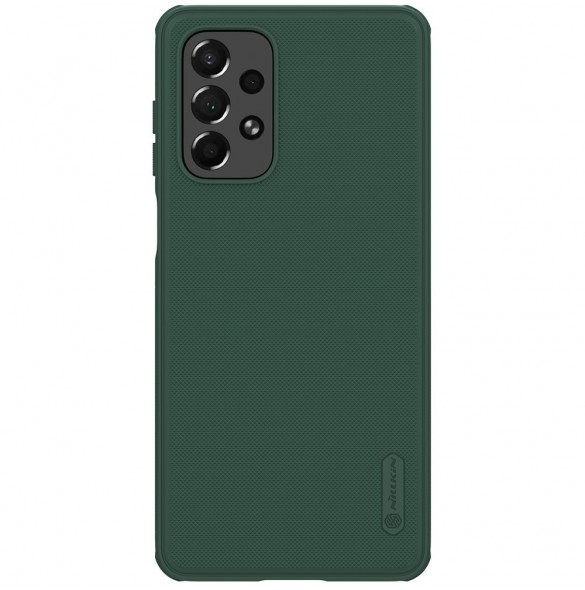 Nillkin Super Frosted Shield Pro hållbart skal till Samsung Galaxy A73 grön
