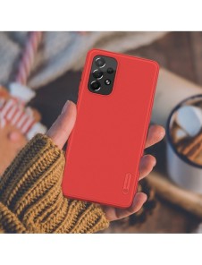 Nillkin Super Frosted Shield Pro hållbart skal till Samsung Galaxy A73 röd
