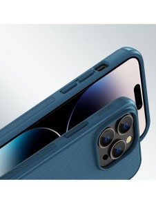 Nillkin Super Frosted Shield Pro magnetfodral iPhone 14 Pro 6.1 2022 Blå