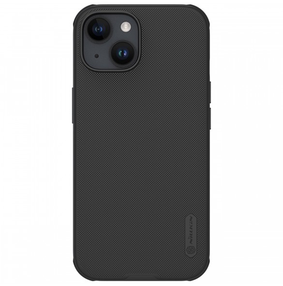 Nillkin Super Frosted Shield Pro förstärkt skal till iPhone 15 - svart
