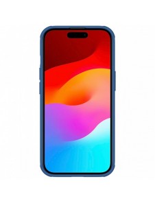 Nillkin Super Frosted Shield Pro förstärkt skal till iPhone 15 Plus - blå