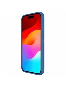 Nillkin Super Frosted Shield Pro förstärkt skal till iPhone 15 Plus - blå