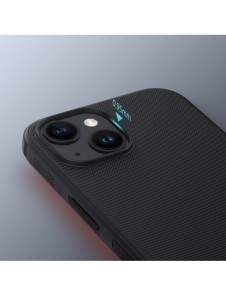 Nillkin Super Frosted Shield Pro förstärkt skal till iPhone 15 Plus - blå