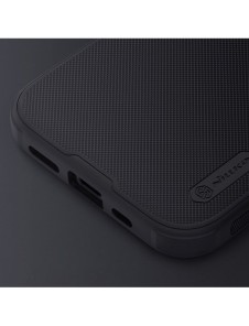 Nillkin Super Frosted Shield Pro förstärkt skal till iPhone 15 Plus - blå