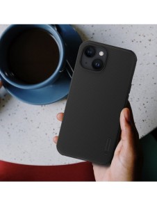 Nillkin Super Frosted Shield Pro förstärkt skal till iPhone 15 Plus - blå