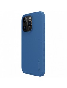 Nillkin Super Frosted Shield Pro förstärkt skal till iPhone 15 Pro - blå