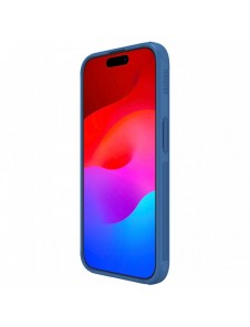 Nillkin Super Frosted Shield Pro förstärkt skal till iPhone 15 Pro - blå