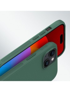 Nillkin Super Frosted Shield Pro förstärkt skal till iPhone 15 Pro - blå