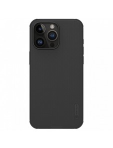 Nillkin Super Frosted Shield Pro förstärkt skal till iPhone 15 Pro Max - svart