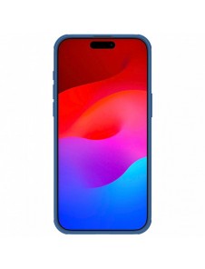 Nillkin Super Frosted Shield Pro förstärkt skal till iPhone 15 Pro Max - blå