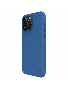 Nillkin Super Frosted Shield Pro förstärkt skal till iPhone 15 Pro Max - blå