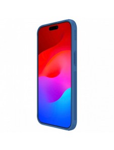 Nillkin Super Frosted Shield Pro förstärkt skal till iPhone 15 Pro Max - blå