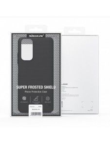 Nillkin Super Frosted Shield härdat fodral + ställ för Xiaomi Redmi Note 11S / Note 11 röd