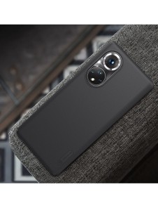 Nillkin Super Frosted Shield härdat fodral + ställ Honor 50 Pro svart