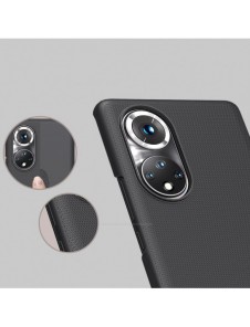 Nillkin Super Frosted Shield härdat fodral + ställ Honor 50 Pro svart