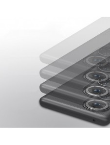 Nillkin Super Frosted Shield härdat fodral + ställ Honor 50 Pro svart