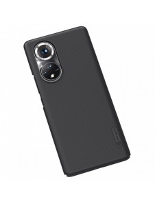 Nillkin Super Frosted Shield härdat fodral + ställ Honor 50 Pro svart