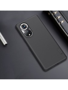 Nillkin Super Frosted Shield härdat fodral + ställ Honor 50 Pro svart