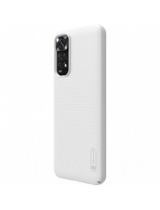 Nillkin Super Frosted Shield härdat skydd + ställ för Xiaomi Redmi Note 11S / Note 11 vit