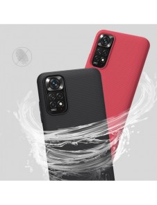 Nillkin Super Frosted Shield härdat skydd + ställ för Xiaomi Redmi Note 11S / Note 11 vit