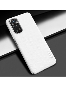 Nillkin Super Frosted Shield härdat skydd + ställ för Xiaomi Redmi Note 11S / Note 11 vit