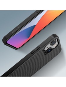 Nillkin Synthetic Fiber Carbon fodral till iPhone 13 svart