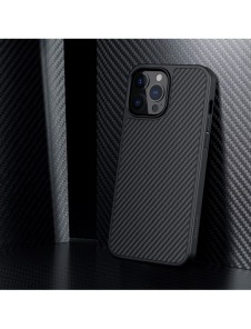 Nillkin Synthetic Fiber Carbon fodral till iPhone 13 Pro svart