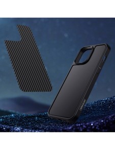Nillkin Synthetic Fiber Carbon fodral till iPhone 13 Pro Max svart
