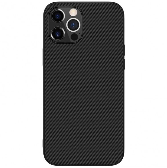 Nillkin Synthetic Fiber Case pansarskal till iPhone 12 Pro Max svart