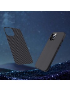 Nillkin Synthetic Fiber Case pansarskal till iPhone 12 Pro Max svart