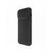 Nillkin Synthetic Fiber S Fodral iPhone 14 Pro med kameraskal svart