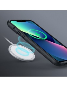 Nillkin Texture Pro Magnetic Case Fodral för iPhone 13 Pro Max Kameraskyddsskal Svart (MagSafe-kompatibel)