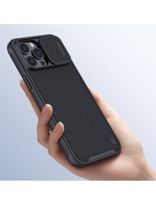 Nillkin Texture Pro Magnetic Case Fodral för iPhone 13 Pro Max Kameraskyddsskal Svart (MagSafe-kompatibel)
