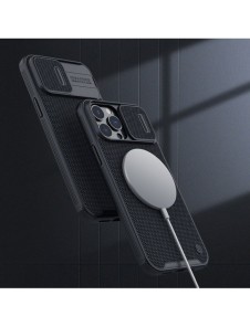Nillkin Texture Pro Magnetic Case Fodral för iPhone 13 Pro Max Kameraskyddsskal Svart (MagSafe-kompatibel)