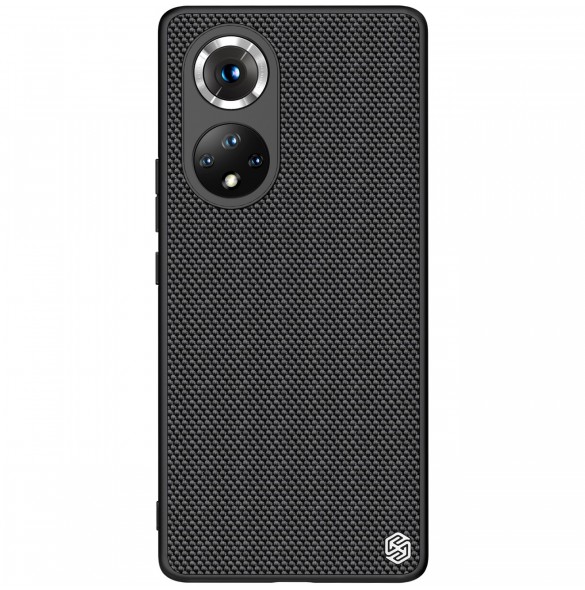 Nillkin Textured Case ett slitstarkt förstärkt fodral med en gelram och nylon på baksidan Honor 50 Pro svart
