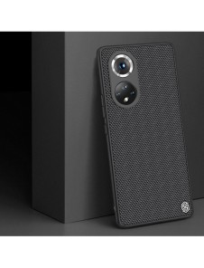 Nillkin Textured Case ett slitstarkt förstärkt fodral med en gelram och nylon på baksidan Honor 50 Pro svart