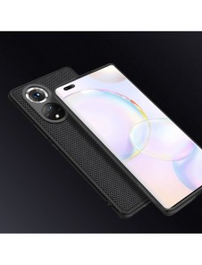 Nillkin Textured Case ett slitstarkt förstärkt fodral med en gelram och nylon på baksidan Honor 50 Pro svart