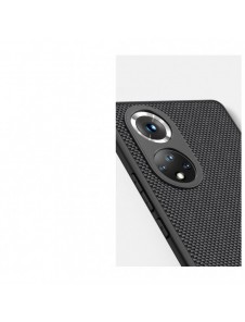 Nillkin Textured Case ett slitstarkt förstärkt fodral med en gelram och nylon på baksidan Honor 50 Pro svart