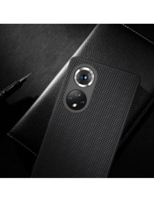 Nillkin Textured Case ett slitstarkt förstärkt fodral med en gelram och nylon på baksidan Honor 50 Pro svart
