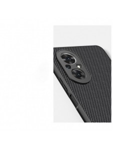 Nillkin Textured Case ett slitstarkt förstärkt fodral med en gelram och nylon på baksidan Honor 50 SE svart