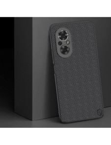 Nillkin Textured Case ett slitstarkt förstärkt fodral med en gelram och nylon på baksidan Honor 50 SE svart