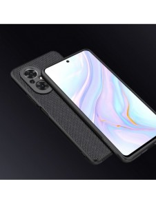 Nillkin Textured Case ett slitstarkt förstärkt fodral med en gelram och nylon på baksidan Honor 50 SE svart