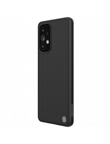 Nillkin Textured Case ett slitstarkt förstärkt fodral med en gelram och nylon på baksidan av Samsung Galaxy A73 svart