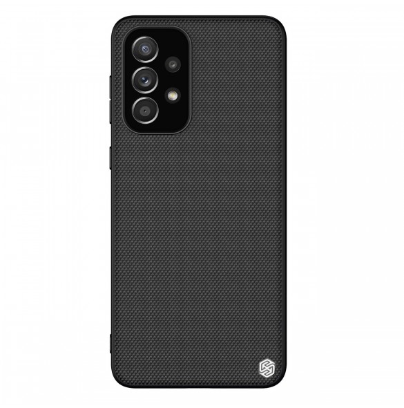 Nillkin Textured Case Slitstarkt förstärkt fodral med gelram och nylon på baksidan för Samsung Galaxy A33 5G svart