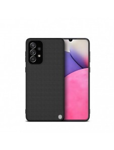 Nillkin Textured Case Slitstarkt förstärkt fodral med gelram och nylon på baksidan för Samsung Galaxy A33 5G svart