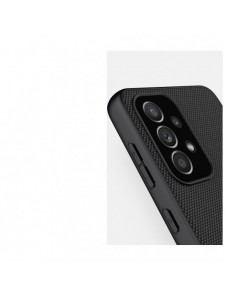 Nillkin Textured Case Slitstarkt förstärkt fodral med gelram och nylon på baksidan för Samsung Galaxy A33 5G svart