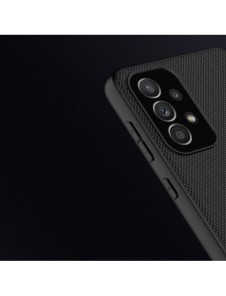 Nillkin Textured Case Slitstarkt förstärkt fodral med gelram och nylon på baksidan för Samsung Galaxy A33 5G svart